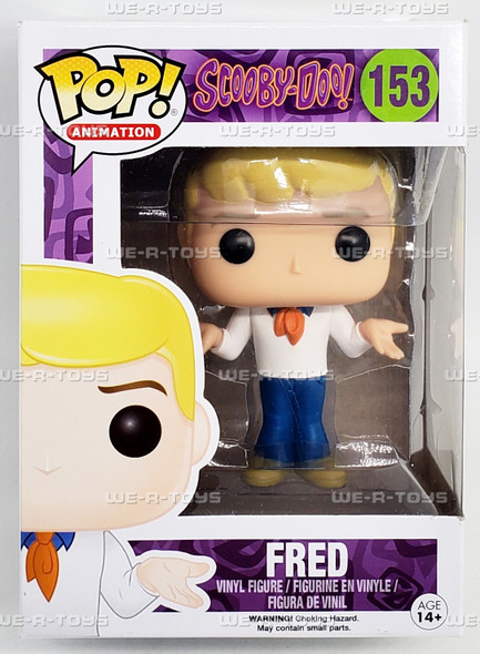 Funko POP Animation Scooby-Doo Fred 153 Vinyl Figure