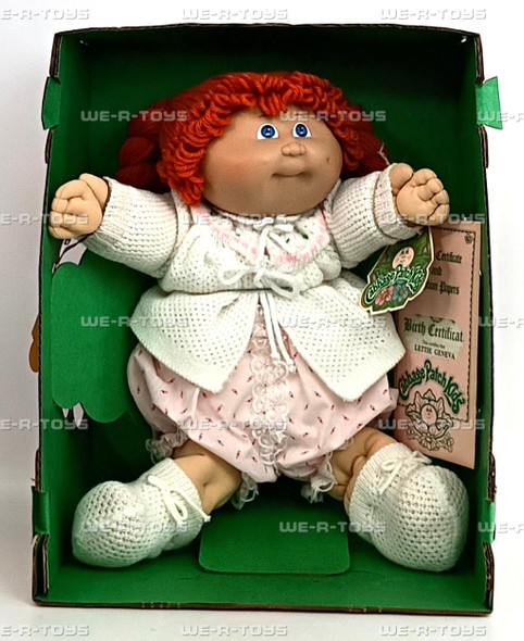 Cabbage Patch Kids Doll With Extra Fashions Red Hair Girl Doll 1983 Coleco