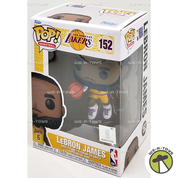 Funko POP Basketball NBA Los Angeles Lakers Lebron James 152 Vinyl Figure