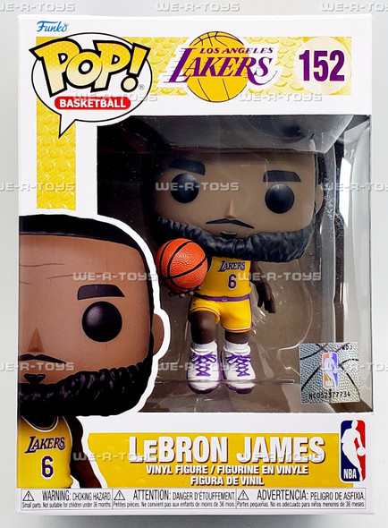 Funko POP Basketball NBA Los Angeles Lakers Lebron James 152 Vinyl Figure