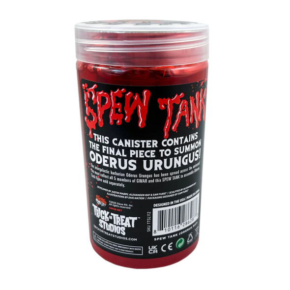 GWAR Spew Tank Blood Slime with Oderus Parts Trick or Treat Studio