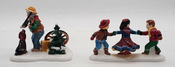 Department 56 At The Barn Dance.. Its Allemande Left Snow Village 54929