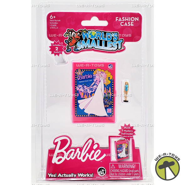 World's Smallest Barbie Fashion Case Miniature Figures 2022 Super Impulse 5098