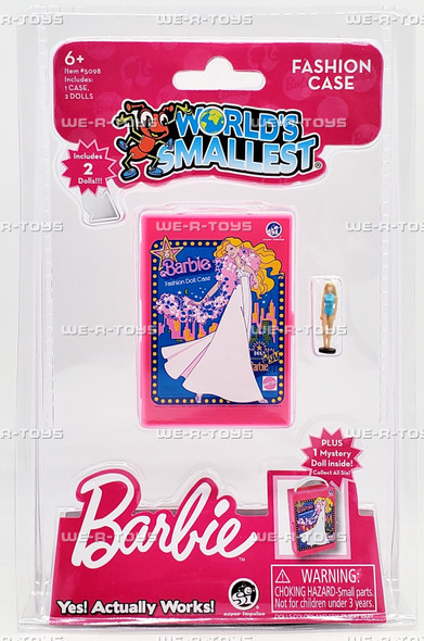 World's Smallest Barbie Fashion Case Miniature Figures 2022 Super Impulse 5098