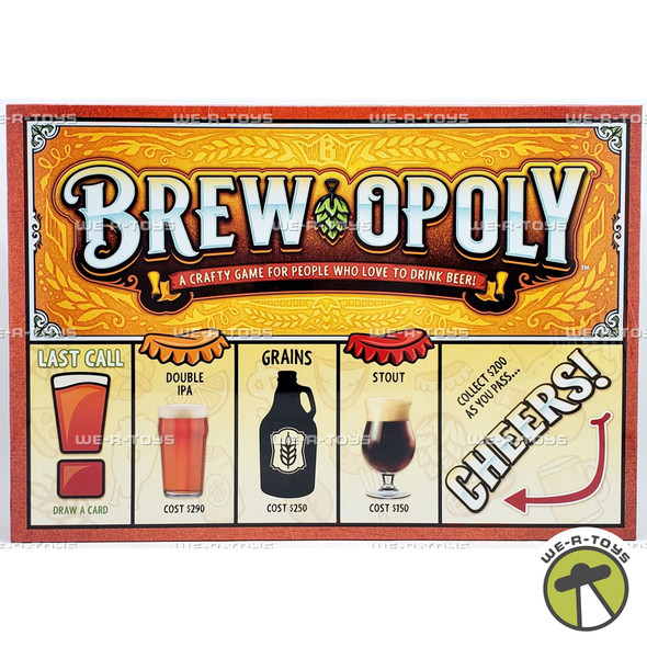 Brew-Opoly Adult Board Game For People Who Love to Drink Beer Late For The Sky