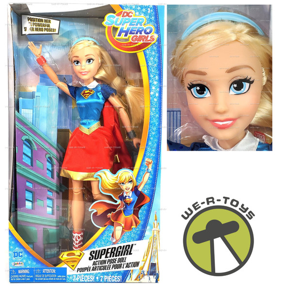 DC Super Hero Girls Supergirl Action Pose Doll 2017 Jakks Pacific #59361