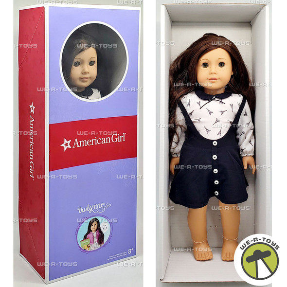 Truly Me 55 American Girl Doll Brown Hair Green Eyes Freckles 88659