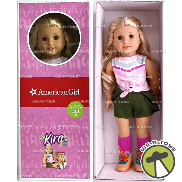 American Girl Beforever Kira Doll Girl of The Year 2021 With Book GVF44-BF1A