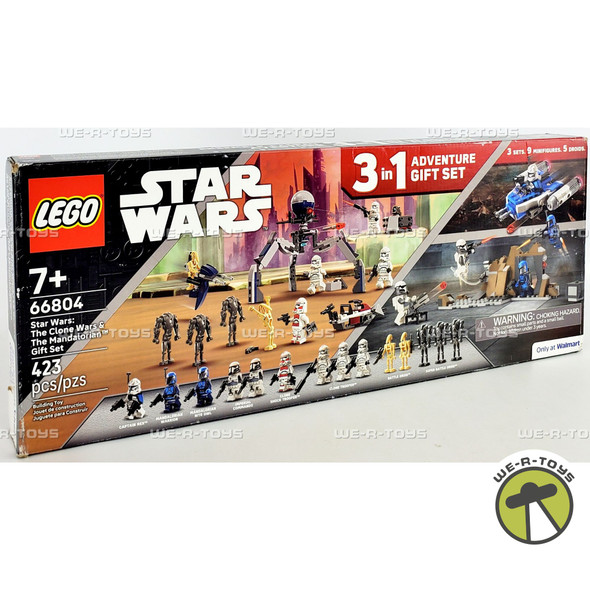 LEGO Star Wars Clone Wars & Mandalorian Gift Set 423 Piece Building Set 66804