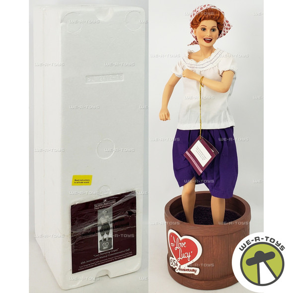 Ashton-Drake Galleries Lucy Stomping Grapes I Love Lucy Musical Doll 2016