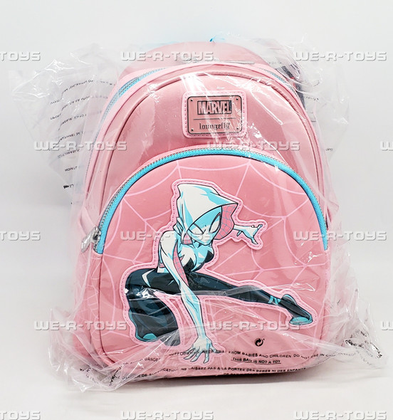 Loungefly Marvel Spider-Gwen Pink Web Mini Backpack