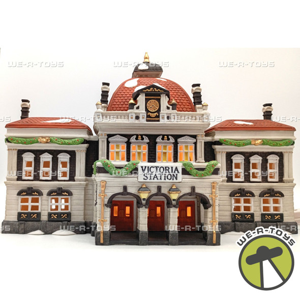 Department 56 Victoria Station Dickens Village Series Lighted Building 55743