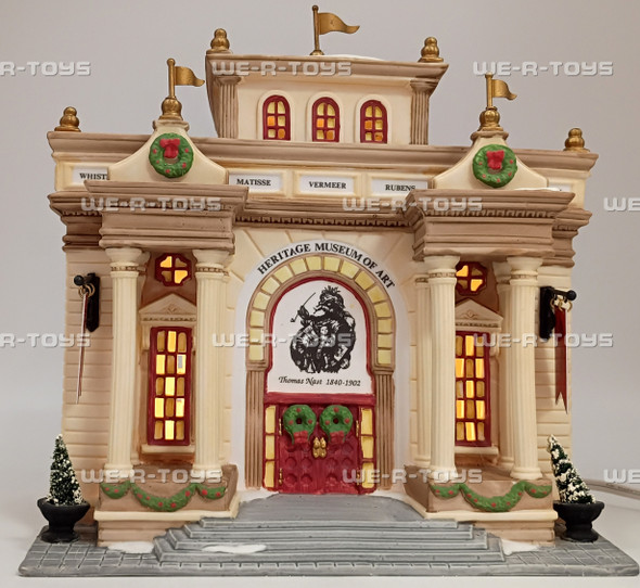 Department 56 Heritage Museum of Art Christmas In The City Lighted Building
