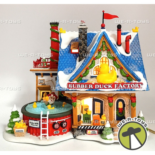 Department 56 Rubber Duck Factory North Pole Series Lighted Building 799920