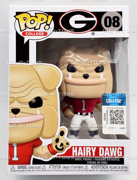 Funko POP College University of Georgia Hairy Dawg 08 Vinyl Figure