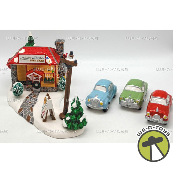 Department 56 Original Snow Village Used Car Lot Set of 5