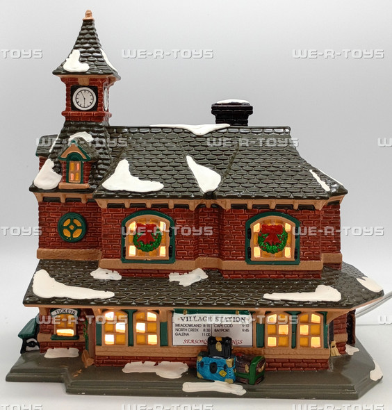 Department 56 Village StationThe Original Snow Village 5438-0 Lighted Building