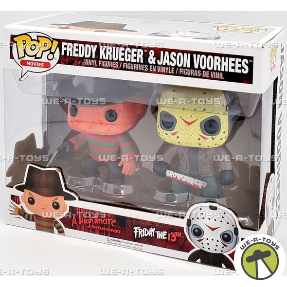 Funko POP Movies Freddy Krueger and Jason Voorhees Vinyl Figure 2 Pack