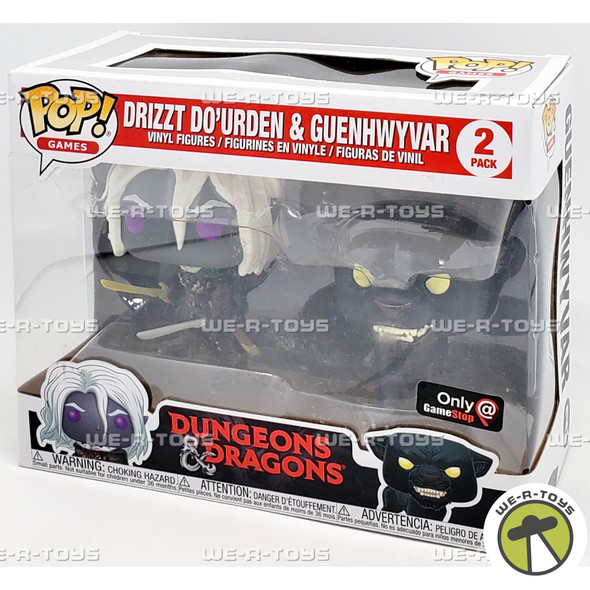 Funko POP Games Dungeons and Dragons Drizzt Do'Urden & Guenhwyvar Vinyl Figures