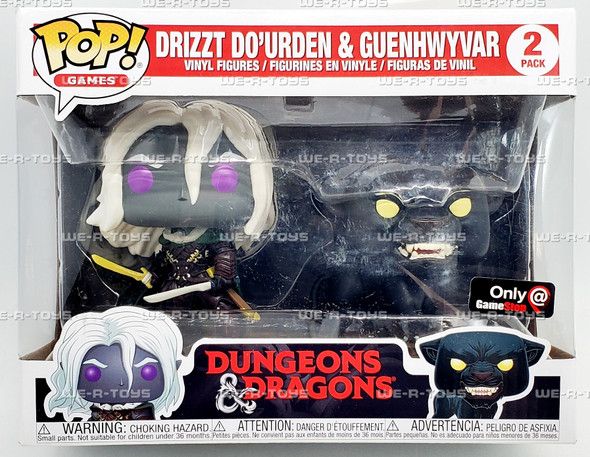 Funko POP Games Dungeons and Dragons Drizzt Do'Urden & Guenhwyvar Vinyl Figures