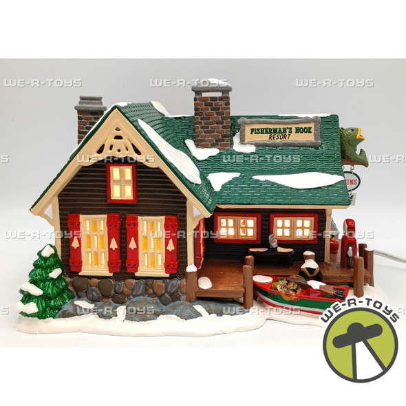 Department 56 Fishermans Nook Resort Original Snow Village Lighted Building