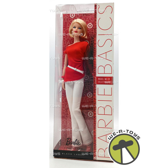 Barbie Basics Doll Model No 01 Collection Red 2011 Black Label Mattel V9315