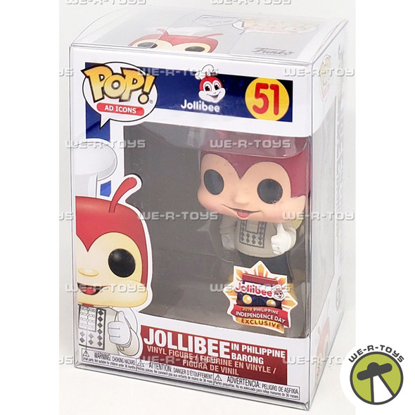Funko POP Ad Icons Jollibee in Philippine Barong 51 Vinyl Figure