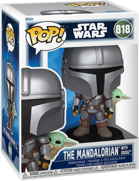 Funko Pop Star Wars 818 The Mandalorian with Grogu Vinyl Figure 2026