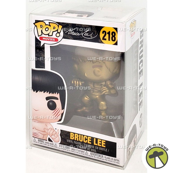 Funko POP Movies Enter The Dragon Bruce Lee Gold 218 Vinyl Figure
