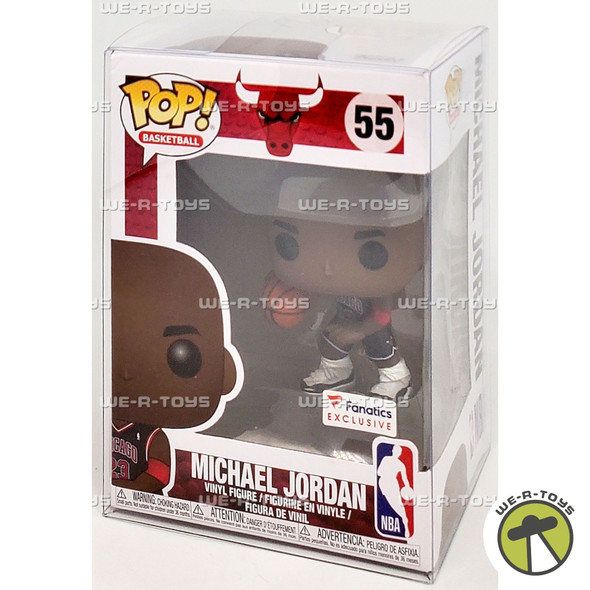 Funko POP NBA Bulls Michael Jordan Black Jersey 55 Vinyl Figure