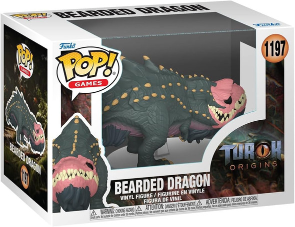 Funko Pop Games 1197 Turok Origins Bearded Dragon Vinyl Figure