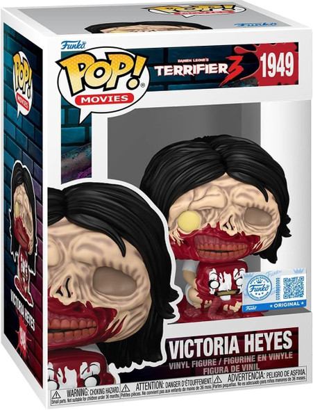 Funko Pop Movies 1949 Terrifier 3 Victoria Heyes Vinyl Figure Exclusive