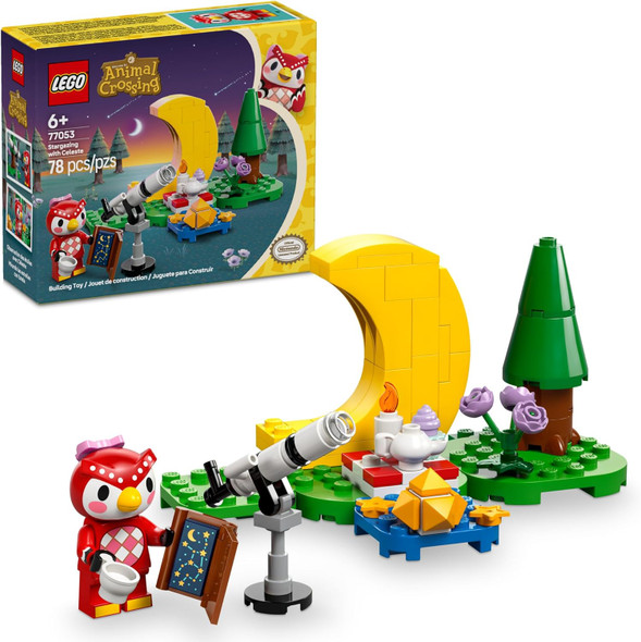 LEGO Animal Crossing Stargazing with Celeste Building Toy