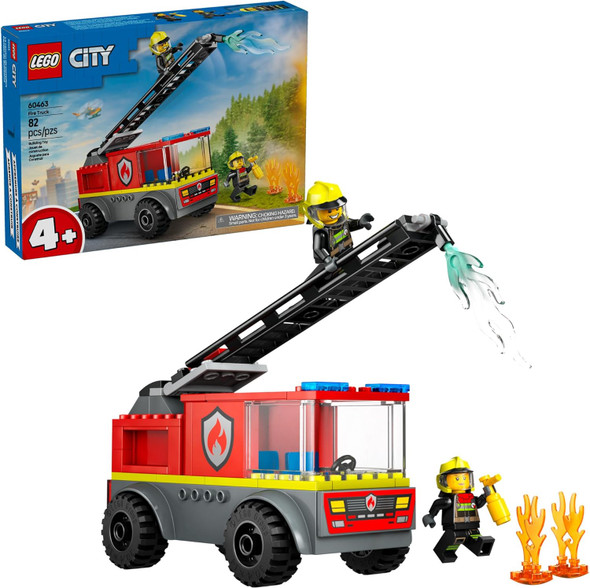 LEGO City Fire Ladder Truck Toddler Toy - Fire Truck Toy