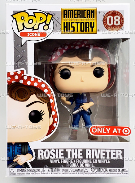 Funko POP Icons American History Rosie The Riveter 08 Vinyl Figure