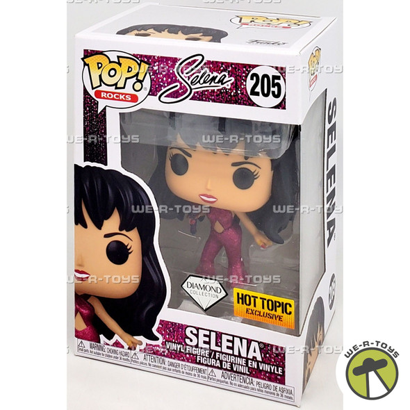Funko POP Rocks Selena 205 Glitter Burgundy Outfit Vinyl Figure
