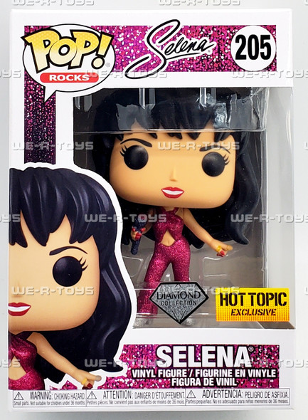 Funko POP Rocks Selena 205 Glitter Burgundy Outfit Vinyl Figure