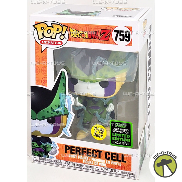 Funko POP Dragon Ball Z Perfect Cell Glow in The Dark 759 Vinyl Figure
