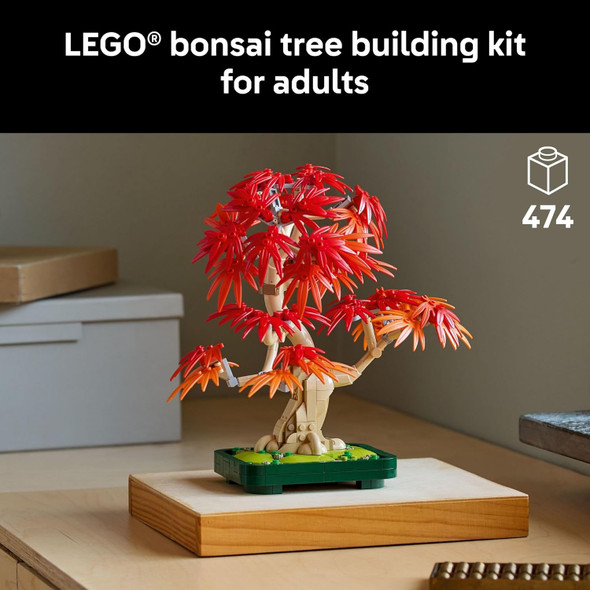 LEGO Botanicals Japanese Red Maple Bonsai Tree Building Kit