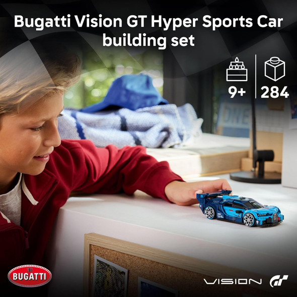 LEGO Speed Champions Bugatti Vision Gran Turismo Hyper Sports Car Building Toy