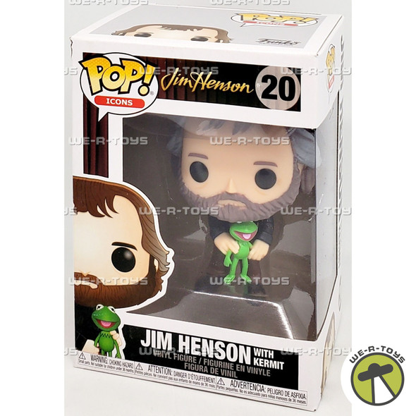Funko POP Icons Jim Henson with Kermit 20 Vinyl Figure