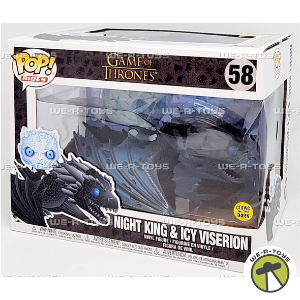 Funko POP Rides Game of Thrones Night King on Icy Viserion 58 Vinyl Figure