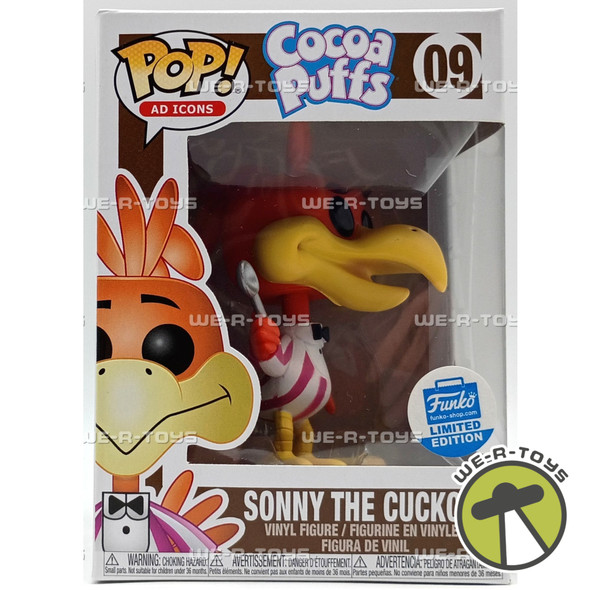 Funko Pop! Ad Icons 09 Cocoa Puffs Sonny The Cuckoo Vinyl Figure Limited Edition