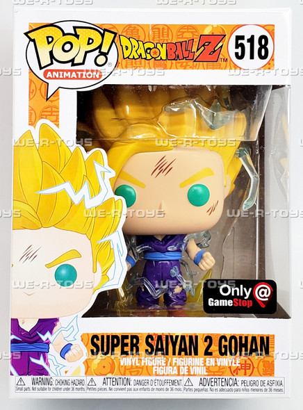 Funko POP Animation Dragon Ball Z Super Saiyan 2 Gohan 518 Vinyl Figure