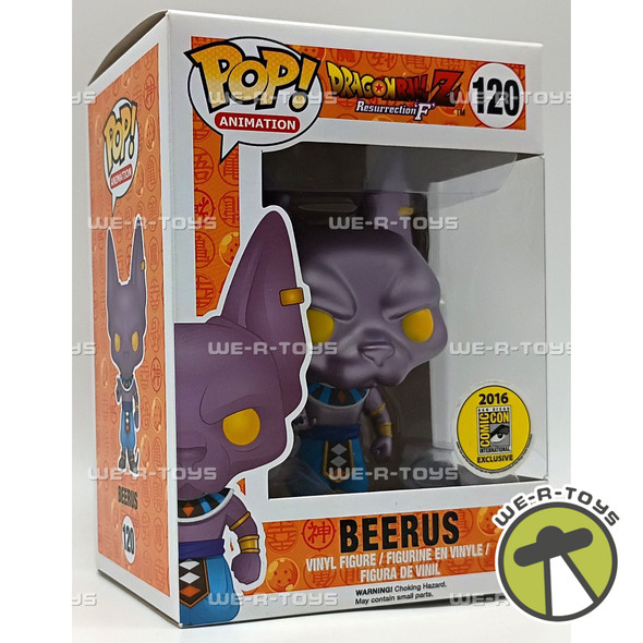 Funko POP! Animation Dragon Ball Z Resurrection F Beerus 120 Vinyl Figure
