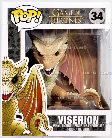 Funko POP Game of Thrones Viserion Dragon 34 Vinyl Figure 6 Inch