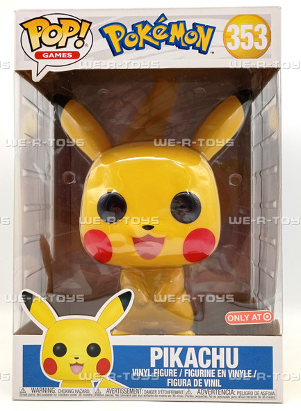 Funko POP! Games Pokemon Pikachu 353 Large Vinyl Figure 2018 Exclusive
