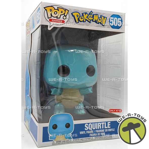 Funko Pop! Games 505 Pokémon Squirtle Large 10 Inch Vinyl Figure 41241