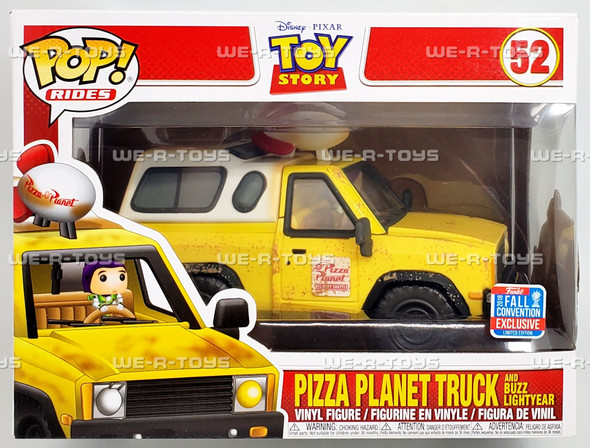 Funko POP Rides Toy Story Pizza Planet Truck & Buzz Lightyear 52 Vinyl Figure