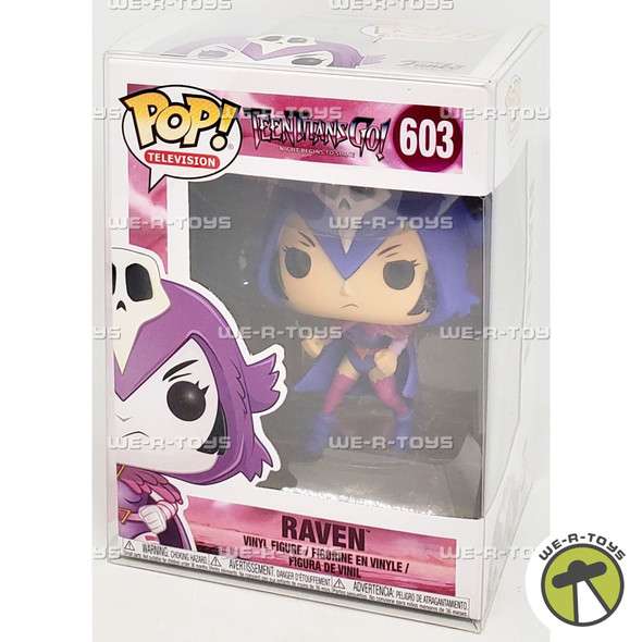 Funko POP TV Teen Titans GO! The Night Begins to Shine Raven 603 Vinyl Figure